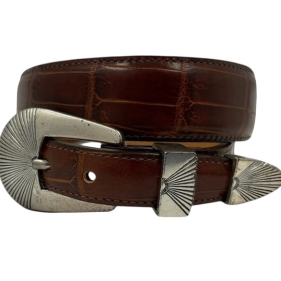 Onyx 1990 vintage leather belt - Picture 1 of 7